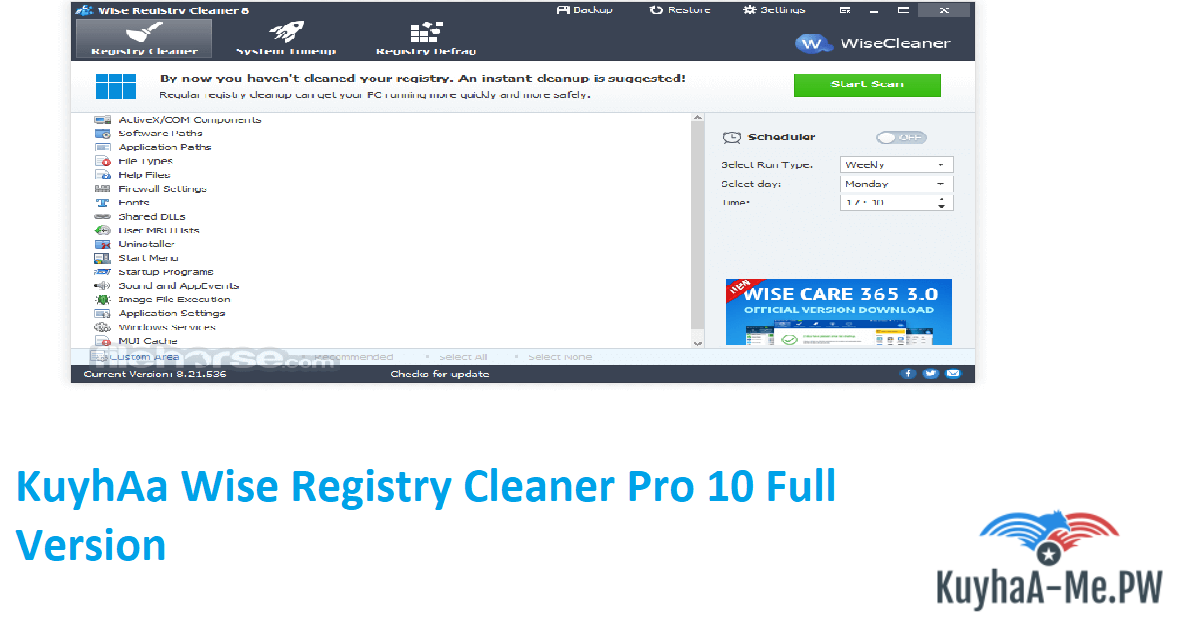 wise registry cleaner pro serial