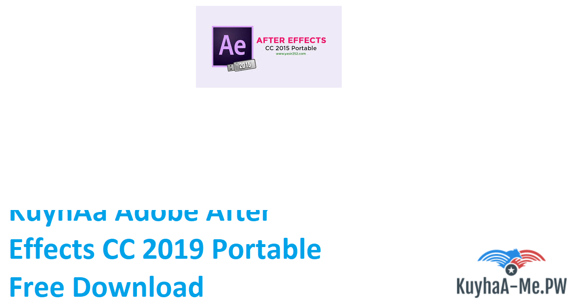 adobe after effects portable 2019 free download