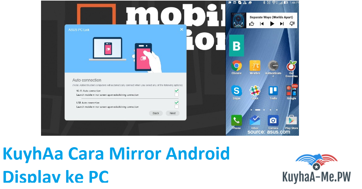 android mirror j5 create software download