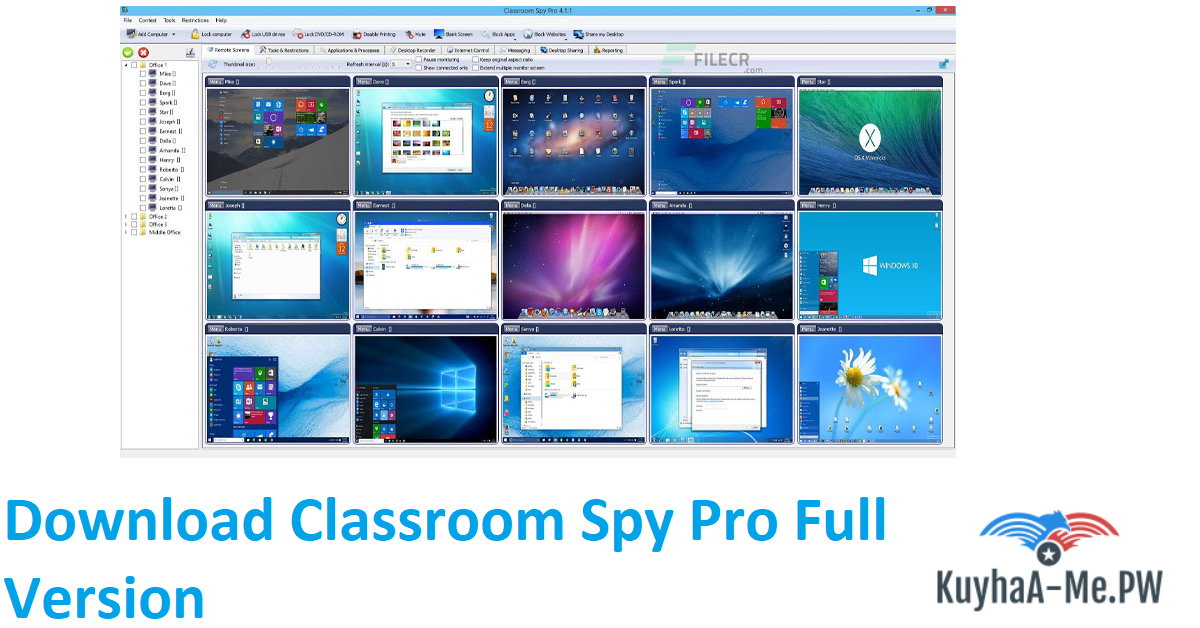 download the last version for windows EduIQ Classroom Spy Professional 5.1.1