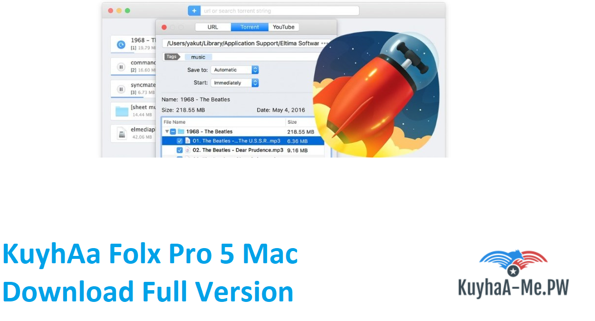 folx pro 5 for mac 5.1
