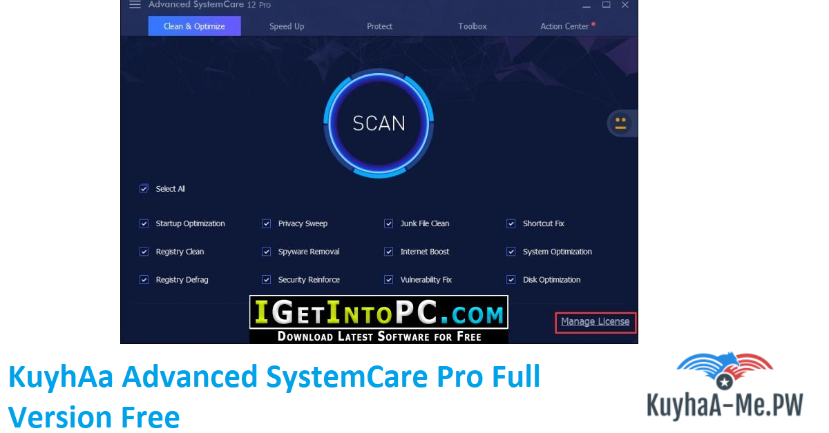 advanced systemcare pro 9.4 repair start menu