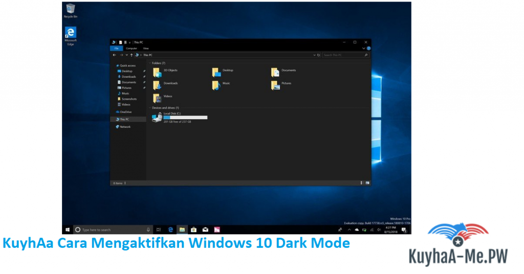 kuyhaa-cara-mengaktifkan-windows-10-dark-mode