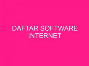 Download DAFTAR SOFTWARE Aplikasi Pengolah Angka Dalam INTERNET 2025