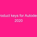 product-keys-for-autodesk-2020-2