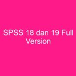 SPSS 18 dan 19 28.0.1 Full Version uji validitas Download 2025