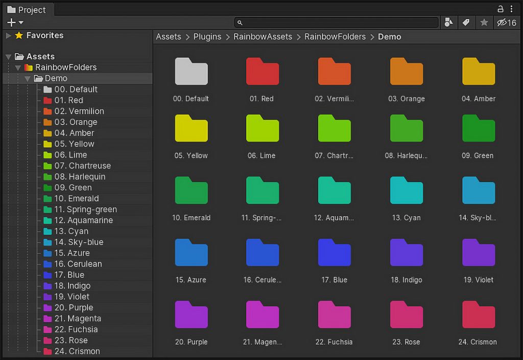 Get organized in style with RAINBOW FOLDER 2.05!